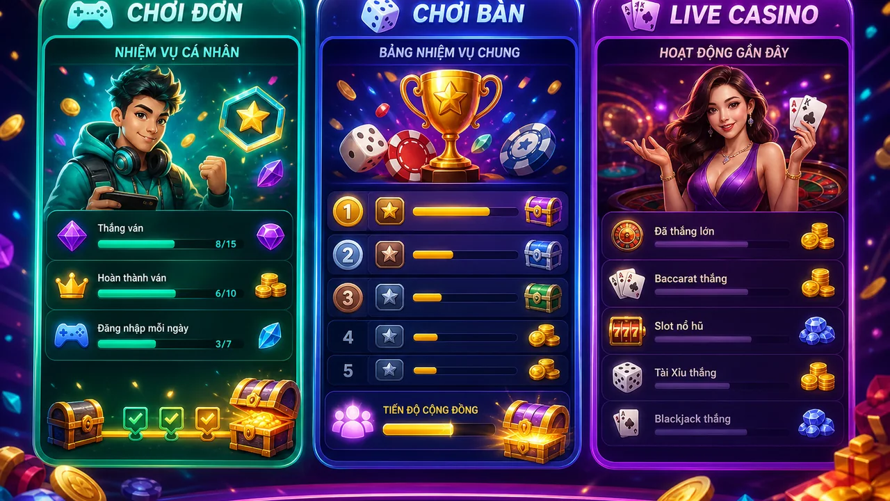 Kiểm tra tiến độ nhiệm vụ công khai trong game 98win: Hướng dẫn từng bước
