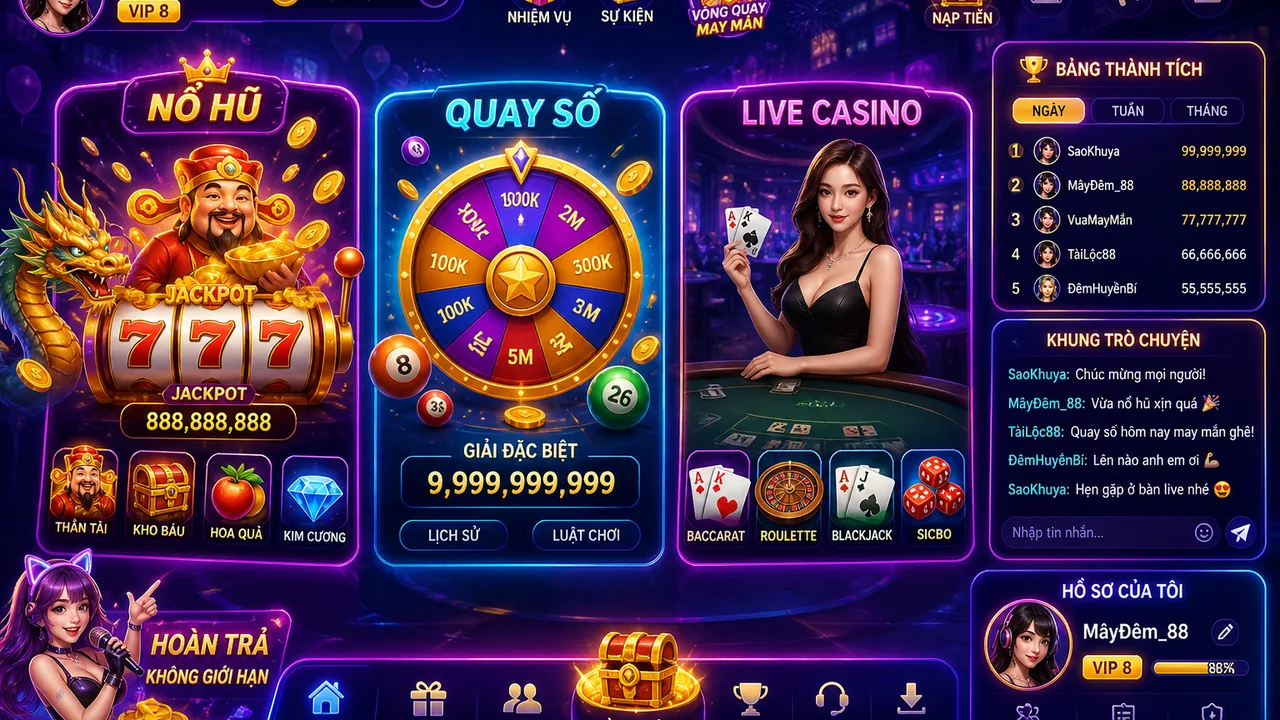 Biệt danh trong nổ hũ, quay số và live casino: 98win có khác nhau không?